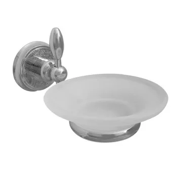 Мыльница стеклянная подвесная Nicolazzi Liberty хром 1087CR16