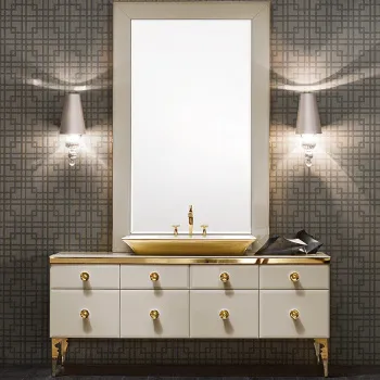 Бра с абажуром Milldue Vitage Majestic Seta satin tortora, внутренняя часть из ПВХ серебряного, 3 шаровые сферы, 1 лампа 9249