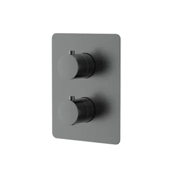 Смеситель для душа NEMO Round Термостатический встраиваемый из стены на 3 потребителя BRUSH GU NM-2359BGM