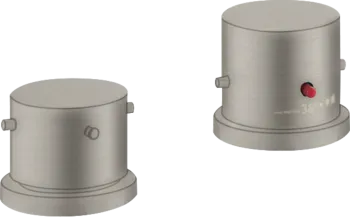 Axor Starck Смеситель на борт ванны, на 2 отв., термостатический, цвет: сталь 10480800