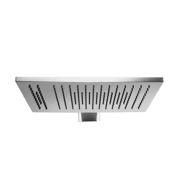 Верхний душ Fantini Acquafit 30х45 см,светодиоды, хромотерапия, Блестящая натуральная сталь 79 38 K031B