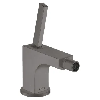 Axor Citterio Смеситель для биде, на 1 отв., с донным клапаном, цвет: черный хром 39210340