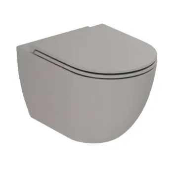 Сиденье быстросъемное для унитаза Azzurra Comoda, cenere, с микролифтом COM 1800 CE/F