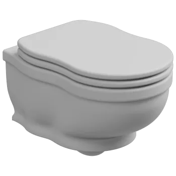 Чаша подвесного унитаза GSG Ceramic Design Time TIWCSO001 белый матовый