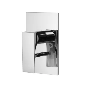 Смеситель для душа встроенный Fima Carlo Frattini Zeta с переключателем на 2 источника, внешняя часть, хром F3969X2CR