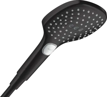 Ручной душ Hansgrohe Raindance Select E 120 Air 3jet 26520670, чёрный матовый