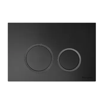 TECEspring Панель смыва с круглыми кнопками, черный матовый