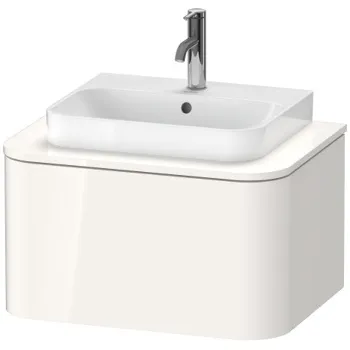 DURAVIT HAPPY D.2 PLUS Раковина 500х400 мм., с 1 отверстием для смесителя, с переливом, с керамическим донным клапаном, с креплением, цвет белый