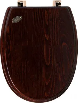 Крышка сиденье для унитаза Simas Londra LO 009 Oro c микролифтом орех