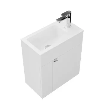 Раковина LATO встраиваемая сверху Kerama Marazzi 50x27x14 9, с 1 отв.под смеситель, без перелива, белая глянцевая LA.wb.50