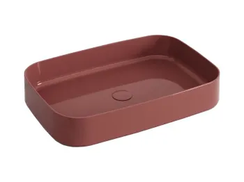 Раковина накладная Cielo Shui Comfort SHCOLAR60 CO 60 см красный