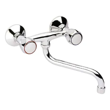 Смеситель для кухни Remer 1000-2000  настенный излив вниз 41Y