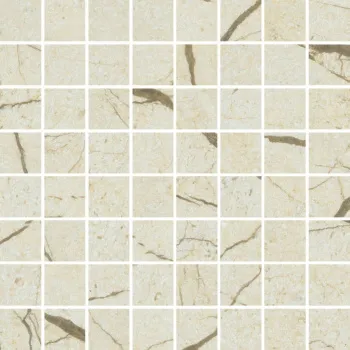 Керамогранит Италон Charme Deluxe Cream River Lux Mosaico 3.5х3.5 29.2x29.2 см 610110000634
