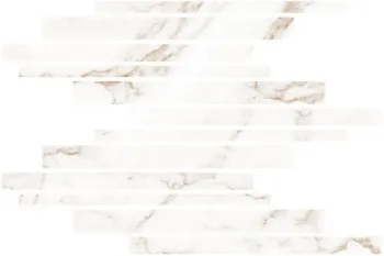 Керамогранит Living Ceramics Blanc Statuario Gold Mureto Mosaic Soft 30x45 см LV10642