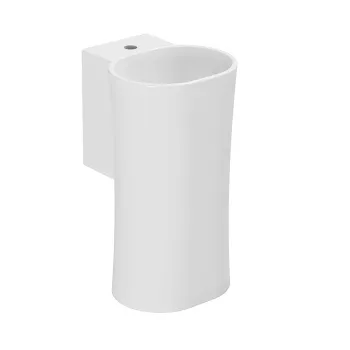 Раковина подвесная Azzurra Nativo 35х37хh62см с 1 отв. под смеситель, с креплением, белый LALS035370NM/(NAT200/1 bi)*1