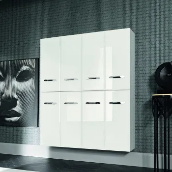 Боковая стенка Vitage Milldue Edition Hilton 4х326х1700, правая, отделка стекло Bianco, 3292.41.DX