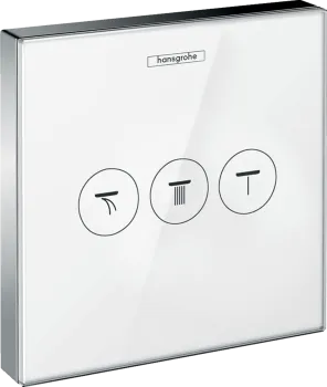 Переключатель потоков Hansgrohe ShowerSelect 15736400 на три потребителя белый