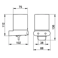 Стакан Keuco Elegance 11652000100 матовый