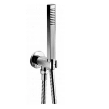 Душевой набор Fantini Venezia ручная лейка VENEZIA, шланг 150 см, держатель для ручной лейки, хром 29 02 5943