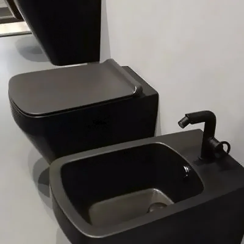 Крышка сиденье для унитаза Simas Baden Baden BB 004 nero matt с микролифтом черный