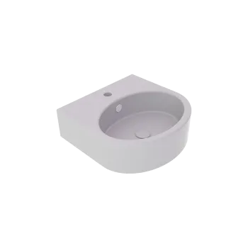 Раковина подвесная 45х44 см GSG Ceramic Design Like LKLAVBW45019 дымчатый