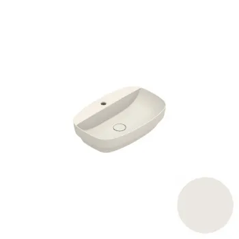 Раковина 60×40 Catalano Alvea встраиваемая с 1 отверстием Lino satinato 0625601030