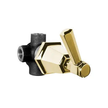 Встраиваемый переключатель для ванны/душа Stella Eccelsa 0/150, золото EC 01200 AU00