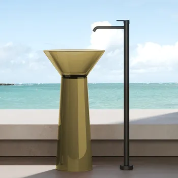 Раковина напольная Dea Design Pedestal Basin d480хh900, classic green DD2022 480 R6