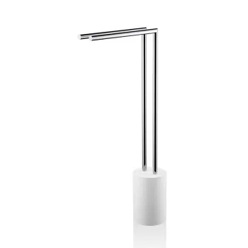 Полотенцедержатель Decor Walther Stone 971754 белый / хром