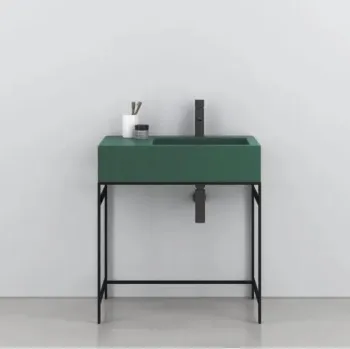 Раковина накладная Cielo I Narcisi NALAMSXSF MU 76 см левая зеленый