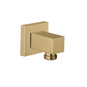 Кронштейн подключение душевого шланга Ramonsoler квадратный золото 479902OC