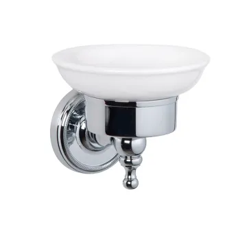Подвесная мыльница, керамическая Tw Bristol 106, хром TWBR106cr