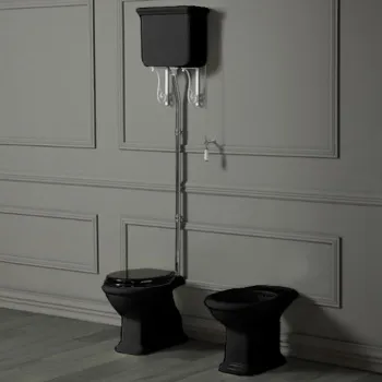 Бачок для унитаза Simas Lante LA06 nero подвесной черный