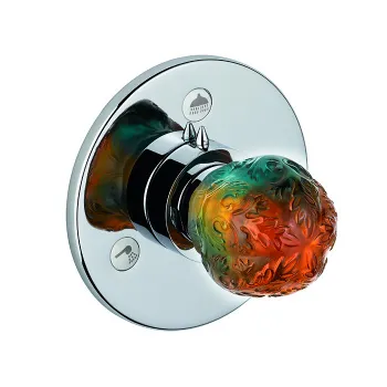 Переключатель THG Flore U5A-A02-48M2SB хром