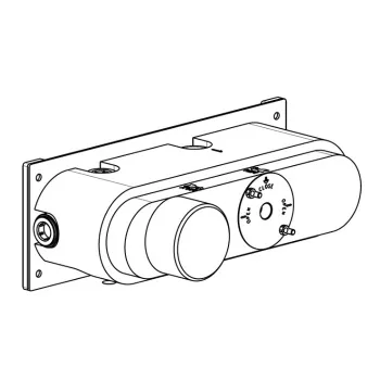 Встраиваемая часть для термостатического смесителя Carimali на 3 положения W5101