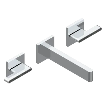 Смеситель для раковины THG Icon-x Carbone Gold A Manettes U7T-A02-40GB хром