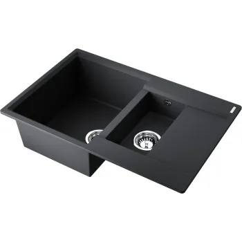 Мойка кухонная Omoikiri Daisen 78-2T-BL черная 4993535