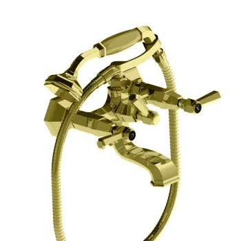 Смеситель для ванны Stella Eccelsa Leve 3274/306FB с ручным душем, золото 24К EL 02209 AU00