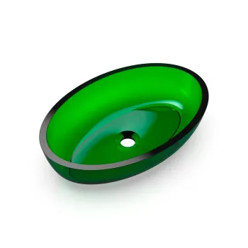 Раковина KNIEF Oval Shape цвет Malachit 090 (Blackish Green 0700-070-19) 70201090
