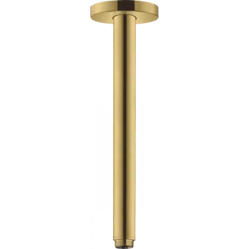 Потолочное подсоединение hansgrohe S 27389990 300 мм, полированное золото