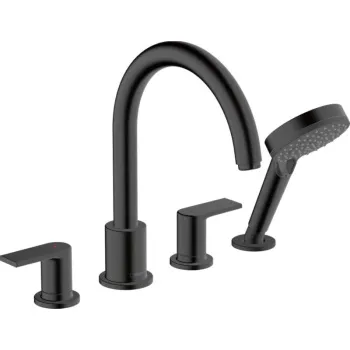 Смеситель для ванны Hansgrohe 71459670S черный