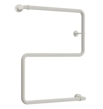 Полотенцесушитель водяной Margaroli Vento 408S610MW 66x52.7 белый