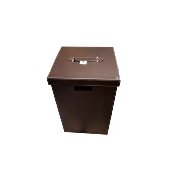 Корзина для белья Decor Walther Brownie Q с мешочком из ткани Имитация кожи темно-коричн 924590