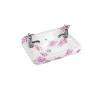 Подвесная раковина Burlington Bespoke/Floral B8 2TH BOTA зеленый