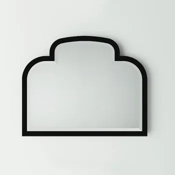 Зеркало Devon&Devon Music 100хh80 рама черный блестящий EFSPMUSICDB