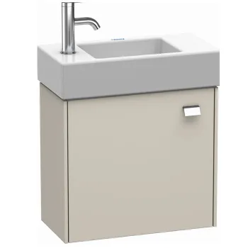 Duravit Brioso Тумба подвесная под раковину 484х239х442 мм,с 1 дверкой петли слева L, цвет Серо-коричневый матовый 91 (для 072450)
