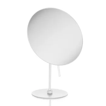 Косметическое зеркало Decor Walther Round SPT 71 20.5xh30.5 настольное, увел. 3x, матовый белый 122550