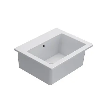 Раковина Globo Forty3 подвесная/для установки на мебель размер 60х50 см цвет bi (Bianco) FO063BI