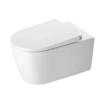 Чаша подвесного унитаза Duravit Bento Starck Box 45930920A1 с сиденьем, белый глянцевый, hygieneglaze