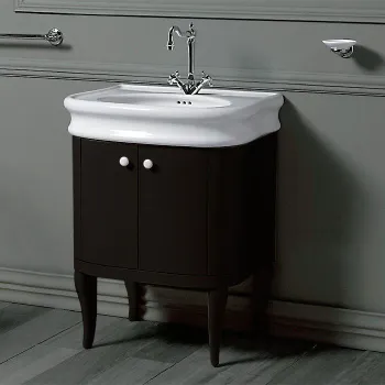 Тумба под раковину напольная Simas Lante LAM70 nero 60x75 см черный